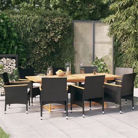 Tidyard 9 TLG Garten Essgruppe Terrassenmöbel Set 8 Personen