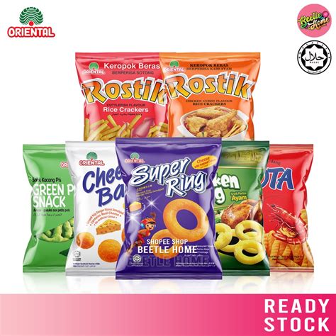 Oriental Super Ring Rota Rostik Chicken Ring Cheese Ball Green Pea