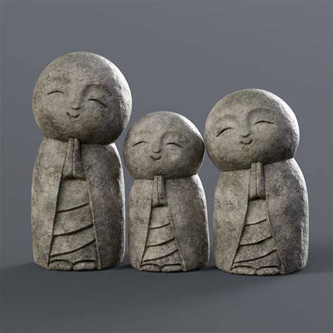 Free Stl File Ojizo Sama Ksitigarbha Statue 🗿 Obj ・3d Print Design To Download・cults