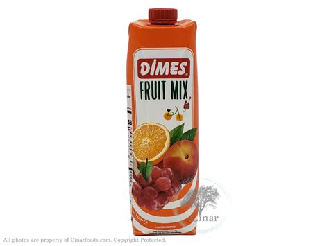 Dimes Fruit Mix Drink Karisik Meyveli Icecek 33 8 Oz 1 Liter