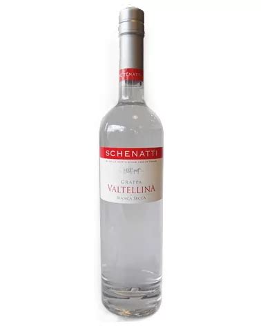 Schenatti Futura Grappa Valtellina Bianca Secca Destilar