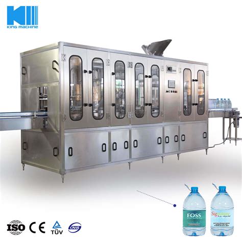 10L Barrelled Water Monoblock Rinsing Filling Capping Machine China