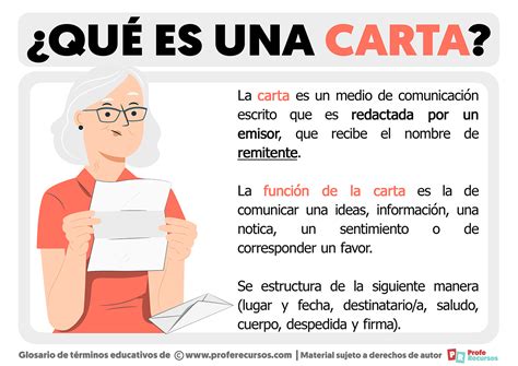 Qué Es Una Carta Definición De Carta