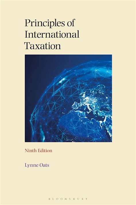 Principles Of International Taxation Lynne Oats Bloomsbury Professional