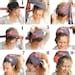 How To Tie My SCARF Diagonally Amazing Headband Bandana Etsy