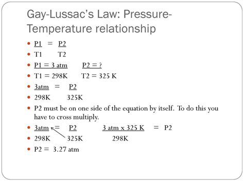 Gay Lussacs Law Pressure Temperature Relationship Ppt Download