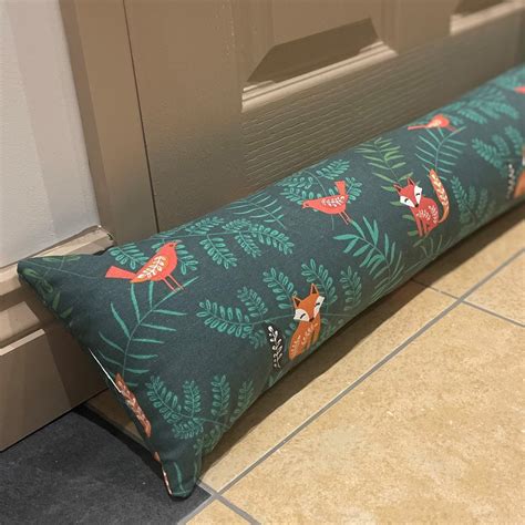 Optimal Products Novelty Design Draught Excluder Fabric Fleece Draft