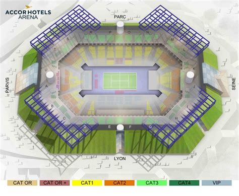 Plan Accor Arena Paris