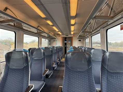 Standard Class Interior Of A Class 444 Siemens Desiro Electric Multiple Unit Emu Train With