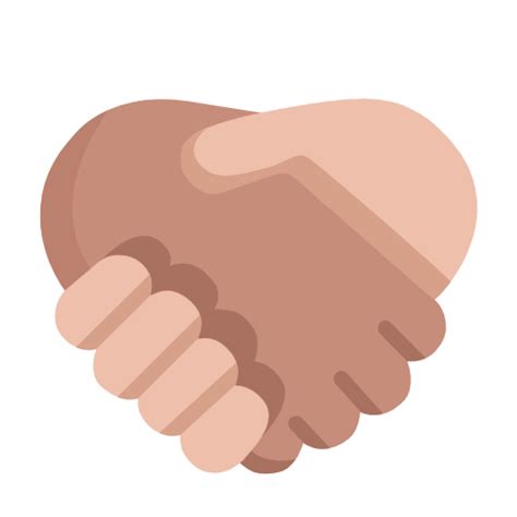 Handshake Medium Skin Tone Medium Light Skin Tone Emoji Meaning