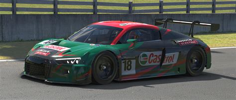 Castrol Carbon Red Green Audi R Lms Gt By Gene N Trading Paints