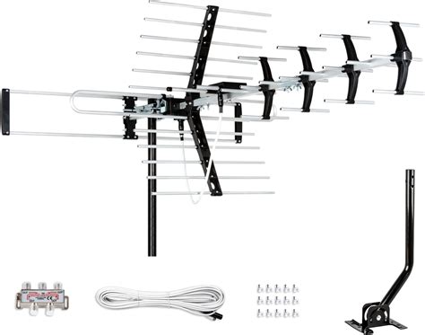 Amazon Ge Outdoor Hd Digital Tv Antenna Long Range Smart Tv