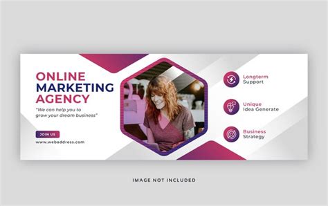 Business Digital Marketing Facebook Cover Template Premium Vector