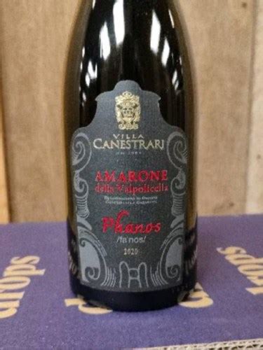 Villa Canestrari Phanos Amarone Della Valpolicella Vivino Australia