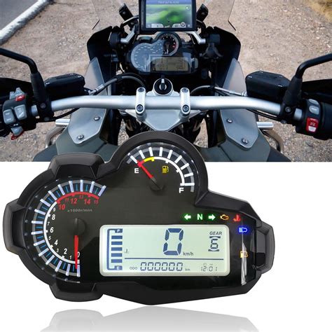 12V Motorrad LED Hintergrundbeleuchtung Digitaler Drehzahlmesser