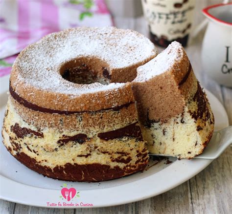 Chiffon Cake Bicolore Al Caffe E Cacao Nuvola Soffice Tutto Fa Brodo