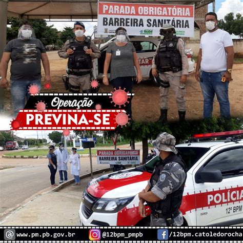 Em Catolé Do Rocha Polícia Militar E Secretaria Municipal De Saúde