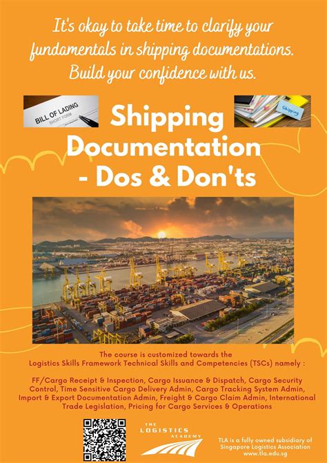 Shipping Documentation Dos And Donts Sfc Eligible The Logistics