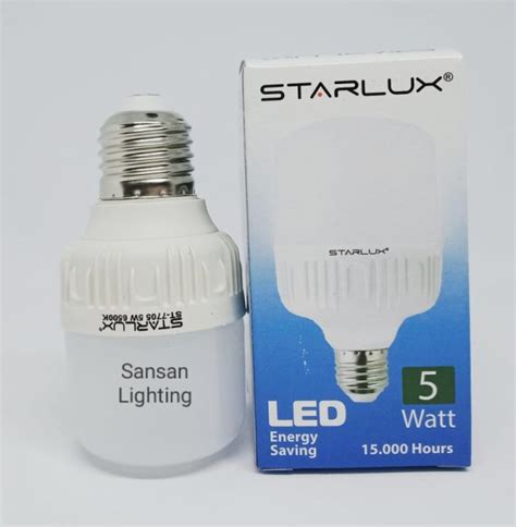 Lampu Led Tabung 5 Watt Starlux PUTIH SUPER TERANG HARGA PROMO Lazada