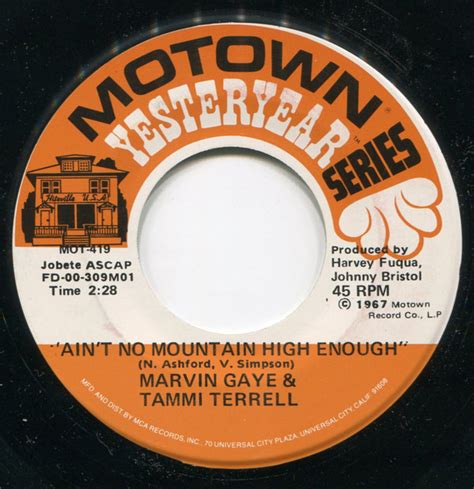 Marvin Gaye Tammi Terrell Ain T No Mountain High Enough Vinyl