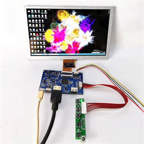 8 Inch Lcd Display Module Kit 1024 600 Lcd Panel Hdmi Compatible Lcd Module Car Raspberry Pi