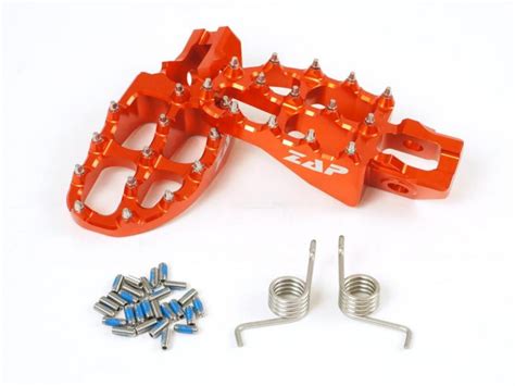 Zap E Peg Fußrasten Orange KTM SX SXF 85 125 150 250 350 450 2016