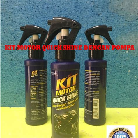 Jual Kit Motor Quick Shine Pump Kemasan Pompa Pembersih Motor Isi 100ml