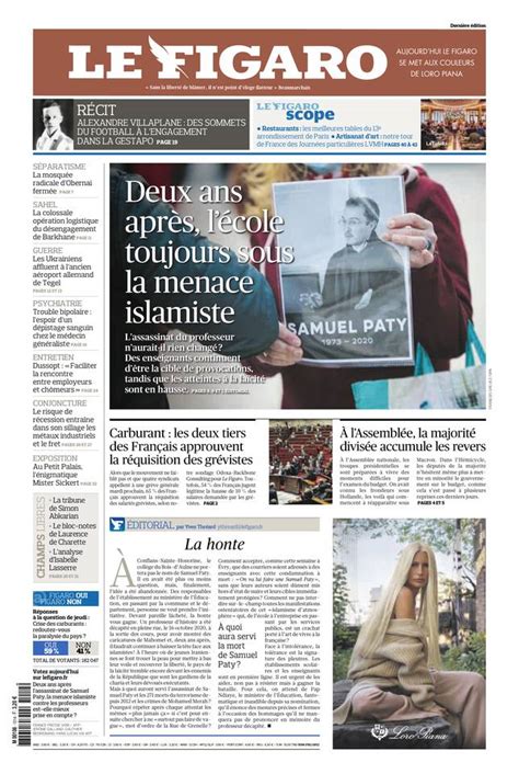 Le Figaro Dition Num Rique Du Octobre