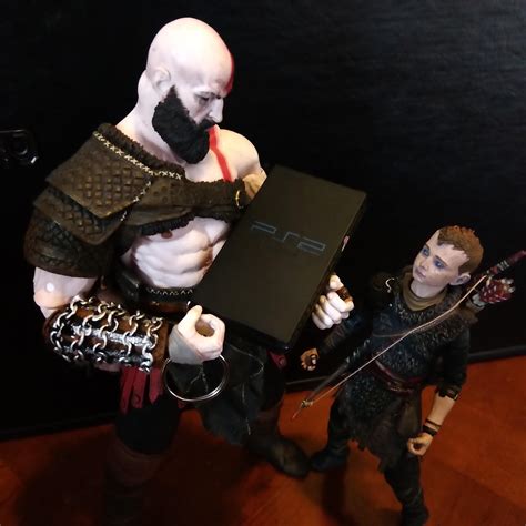 Boy: "What is that father?" Kratos: "It's from before your time, Boy." : r/GodofWar