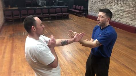 Ving Tsun Wing Chun Cross Arm Lop Dar Tan Dar Drill In Wing