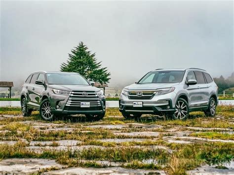 Frente A Frente Honda Pilot Vs Toyota Highlander