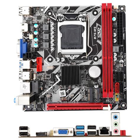 SZMZ B75 MS Motherboard Kit With Core I3 2130 Processor Supports NVME M