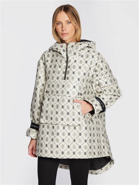 Liu Jo Sport Kurtka anorak TF2246 T3152 Beżowy Relaxed Fit Modivo pl