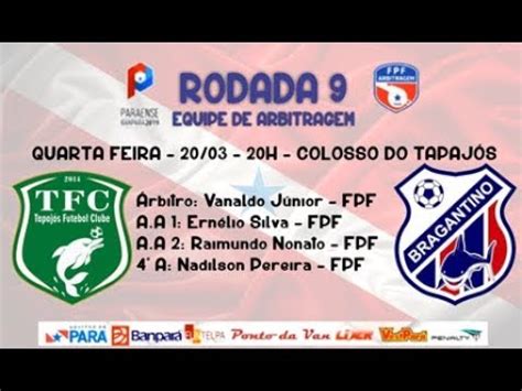 Sorteio Da Arbitragem Paraense Para A Rodada Youtube