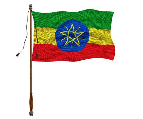 Premium Photo National Flag Of Ethiopia Background With Flag Of Ethiopia