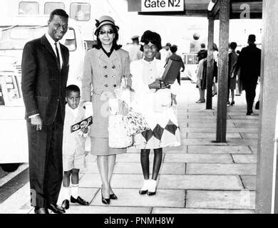 Nat King Cole With His Wife Maria And Four Year Old Son Nat Kelly Cole