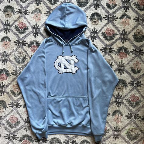 Mens powder blue UNC hoodie size large Selling for... - Depop