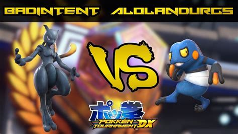 Ft Vs Alolandurgs Shadow Mewtwo Vs Croagunk Pokken Tournament Dx