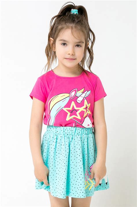 Юбочка для девочки Crockid 6643462 голубой купить оптом в HappyWear.ru