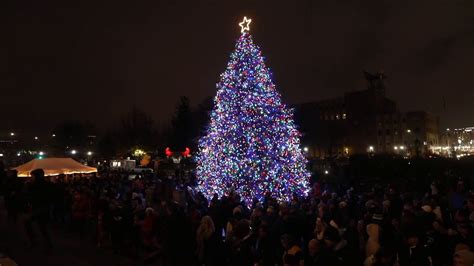 Oh Christmas Tree Capitol Tree Is Lit Youtube