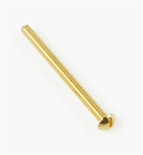 Round-Head Slot Brass Machine Screws - Lee Valley Tools