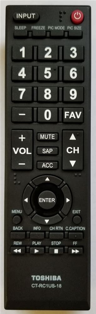 Toshiba Ct Rc Us Genuine Oem Original Remote