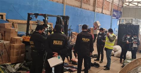 Tacna Incautan Presunta Mercader A De Contrabando Valorizada En