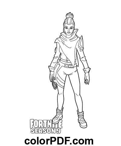 Vega Fortnite Skin Printable P Ginas Para Colorir E Livros Em Pdf