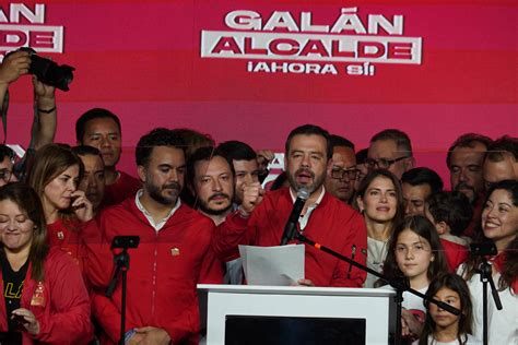 Candidato Carlos Fernando Galán así recibe los resultados por la