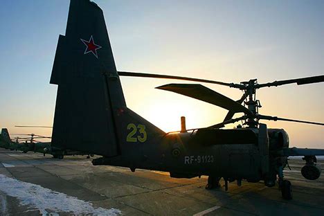 Helicópteros de Rusia El modelo Ka 52 es perfecto para Latinoamérica