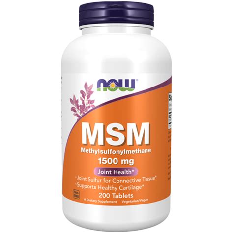 Msm 1500 Mg Acacia Sol Productos Naturales