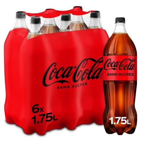 Soda Zero Sans Sucres Coca Cola Le Pack De Bouteilles De L