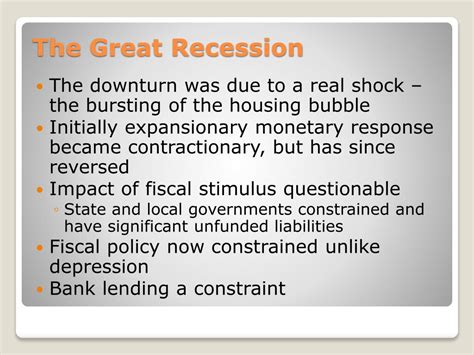 Ppt The Great Depression And Great Recession Powerpoint Presentation Id5610922