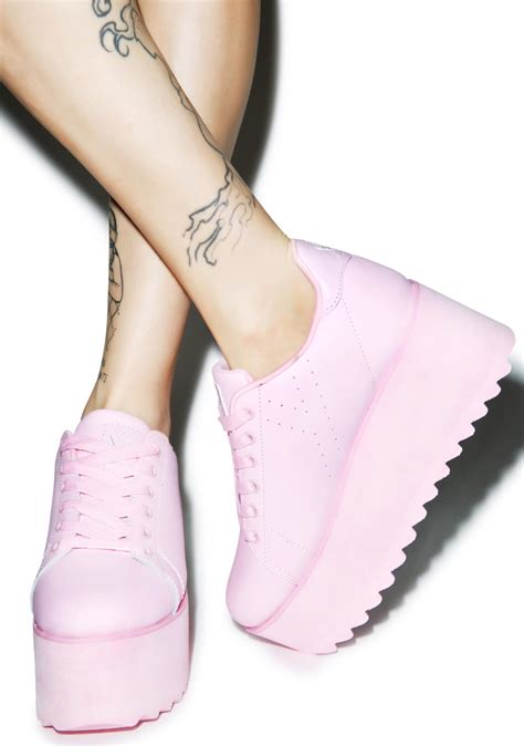 Y R U Lala Platform Sneakers Dolls Kill